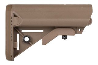 LMT SOPMOD Buttstock in Tan is made of polymer
